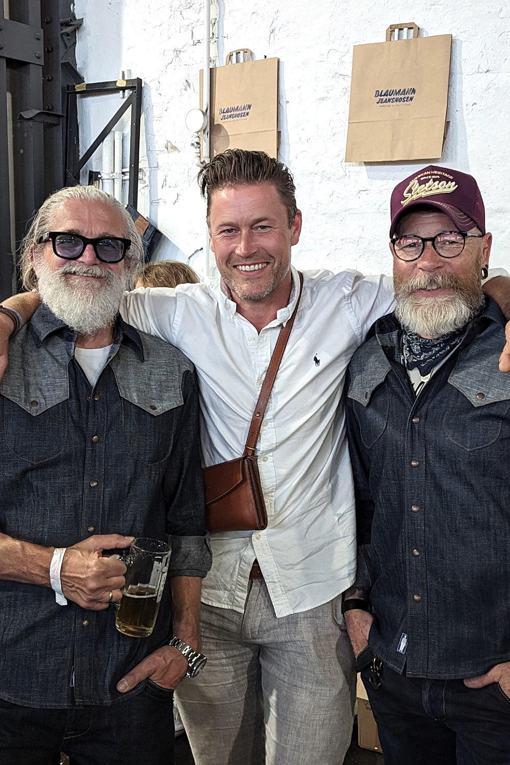 Guido Wetzel und Sebastian Werle . Inhaber von Blaumann Jeanshosen und Timeless Leather