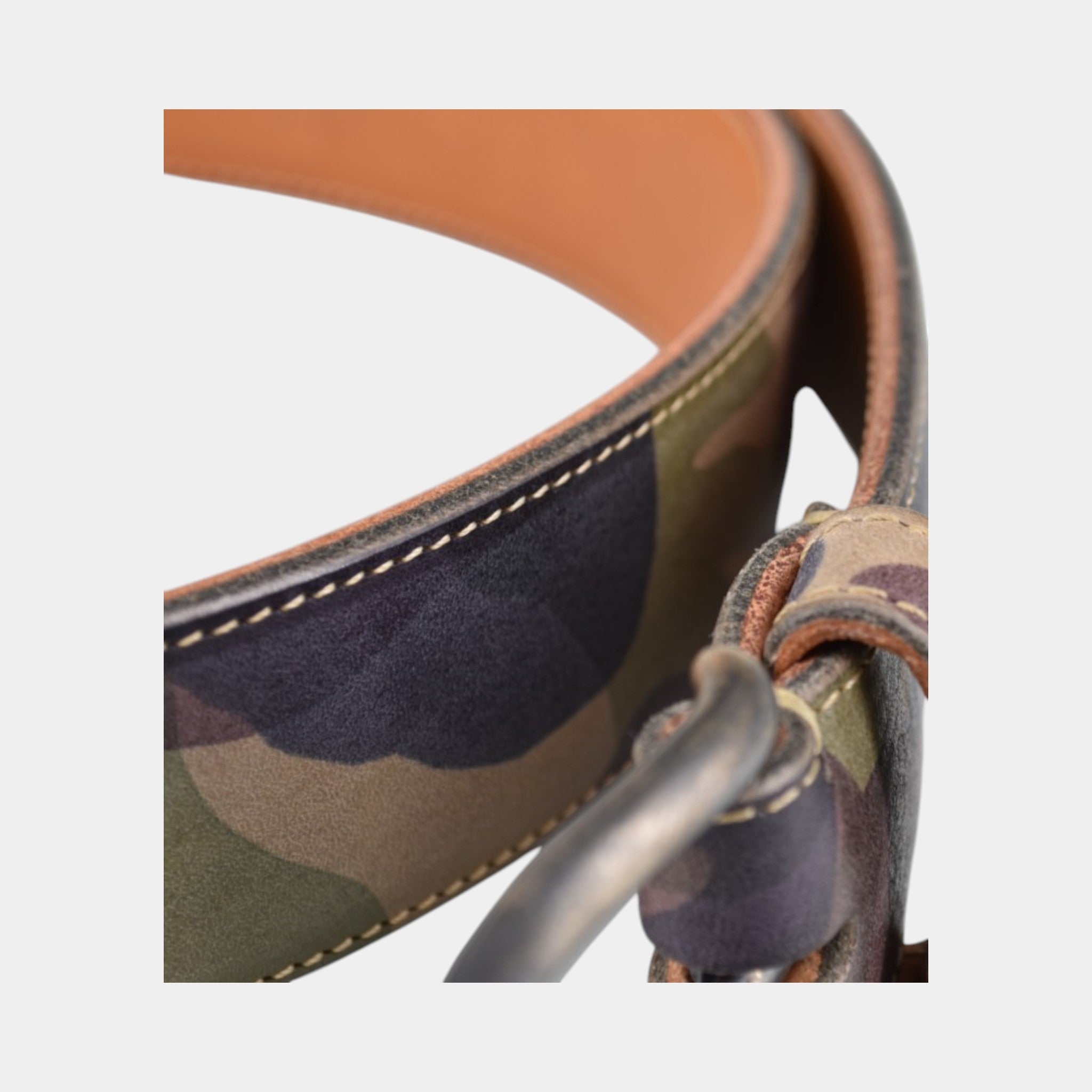 Ledergürtel Camo Handgefertigt
